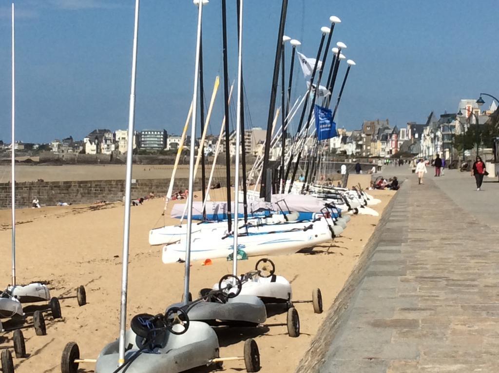 Bel Horizon, Au Pied De La Plage Du Sillon Saint-Malo Eksteriør billede